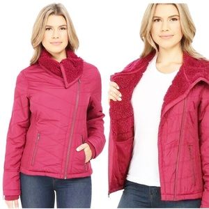 NWT Prana Diva Jacket Plum Red Color Size S